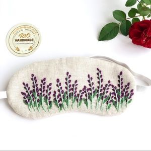 Lavender Hand embroidered sleep masks